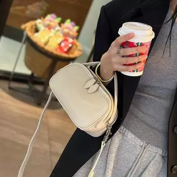 Женская сумка из натуральной кожи, многослойная, вместительная, стильная и простая сумка через плечо с верхним слоем