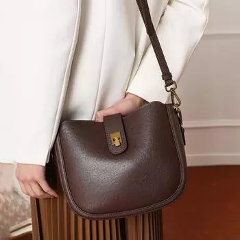 Женская сумка из натуральной кожи, модная сумка-седло в стиле ретро, новая сумка-ракушка, женская сумка-трансформер, универсальная сумка через плечо на одно плечо