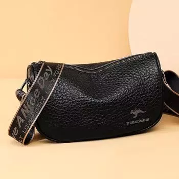 Женская сумка из натуральной кожи, модная, большая вместимость, сумка через плечо, первый слой из коровьей кожи хаки