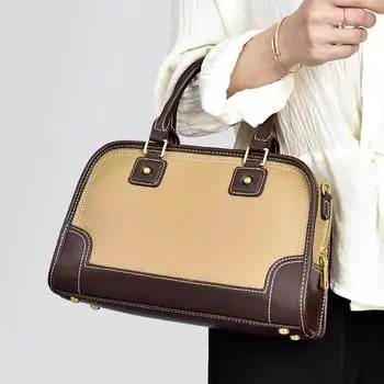 Женская сумка из натуральной кожи, новая сумка через плечо, большая вместительная сумка для поездок на работу, модная сумка из коровьей кожи, женская сумка 28x11x18cm серый