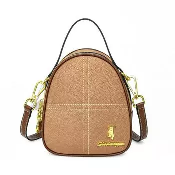 Женская сумка из натуральной кожи, новинка 2024 года, стильная сумка для мамы, модная универсальная сумка через плечо, женская сумка через плечо в западном стиле