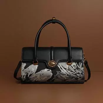 Женская сумка из натуральной кожи, новый стиль, портативная, вместительная, роскошная, высококачественная, сумка для мамы