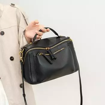 Женская сумка из натуральной кожи первого слоя, модная универсальная сумка из высококачественной фактурной кожи