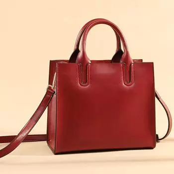 Женская сумка из натуральной кожи, сумка через плечо, сумка через плечо, ручная сумка бордовый