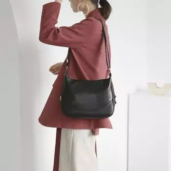 Женская сумка из натуральной кожи, универсальный верхний слой из коровьей кожи, большая вместительная сумка через плечо для мам, простая сумка через плечо