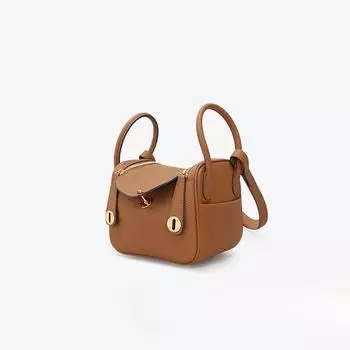 Женская сумка из натуральной кожи, весенняя высококачественная текстура, модная и легкая роскошь, женская сумка на одно плечо, сумка через плечо 19*10*14cm чёрный