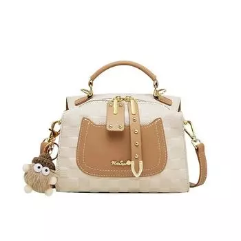 Женская сумка из натуральной кожи Женская сумка (21*10,5*14 см) 612410125 белый