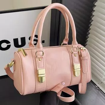 Женская сумка из серебристой искусственной кожи большой емкости, летняя модная сумка-подушка на молнии, женская повседневная сумка через плечо для поездок на работу