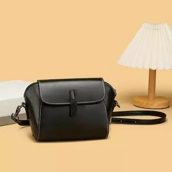 Женская сумка из воловьей кожи Super Fire High-End, маленькая сумка через плечо на одно плечо слоновая кость