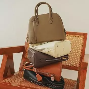 Женская сумка Jiang из воловьей кожи, универсальная сумка для боулинга через плечо большой вместимости