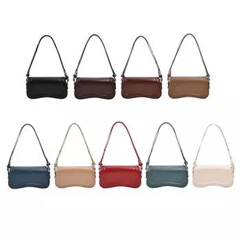 Женская сумка-клатч подмышками, универсальная сумка-хобо, сумка для покупок с регулируемым ремешком кофейный