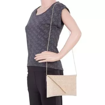 Женская сумка-клатч/слинг 10 x 1 x 5 in золотой