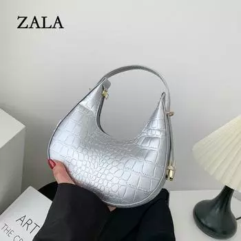 Женская сумка контрастного цвета, новинка 2023, весенняя трендовая сумка, модная сумка на плечо, модная сумка подмышками, простая сумка через плечо 20x6x20cm розы красного