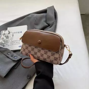 Женская сумка Laohua, сумка-мессенджер, сумка через плечо, женская сумка Niche большой вместимости для мобильного телефона. хаки