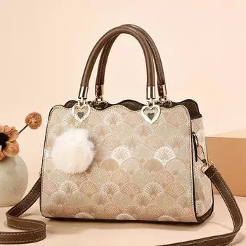 Женская сумка легкая роскошная новинка 2025 года, кожаная женская сумка через плечо, дизайнерская высококачественная женская сумка через плечо Bolsas De Mujer 24x12x18cm