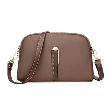 Женская сумка Маленькая квадратная сумка Однотонная повседневная универсальная деловая женская сумка Сумка через подмышку One Size хаки