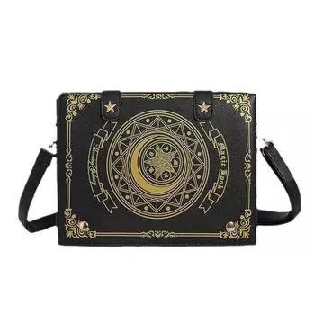 Женская сумка Маленькая квадратная сумка Однотонная повседневная универсальная деловая женская сумка Сумка через подмышку One Size чёрный