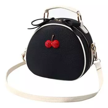 Женская сумка Маленькая квадратная сумка Однотонная повседневная универсальная деловая женская сумка Сумка через подмышку One Size чёрный