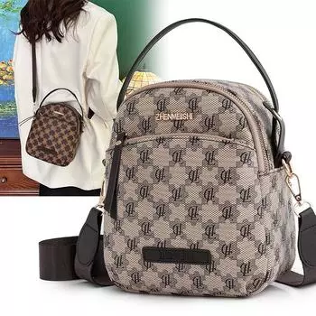 Женская сумка, маленькая квадратная сумка с принтом, сумка через плечо, сумка через плечо