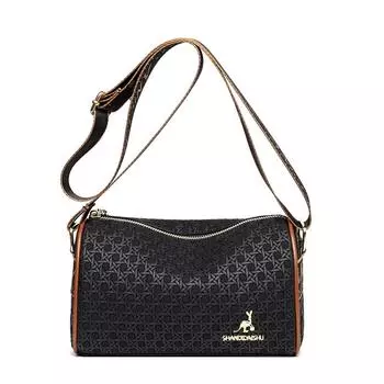 Женская сумка-мешок с широким плечом и взрывной сумкой через плечо One Size белый