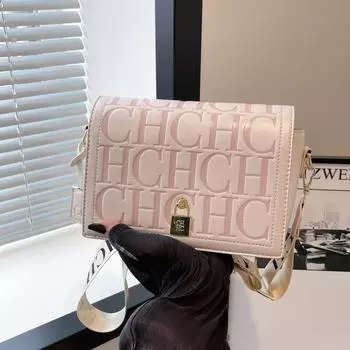 Женская сумка-мессенджер через плечо Niche с тисненой надписью Mailman, небольшой квадратный дизайн с функциями широкополосного доступа большой емкости