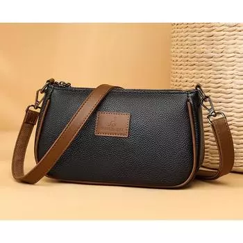 Женская сумка-мессенджер First Layer Cowhide High-End, сумка-мессенджер через плечо, женская сумка для поездок на работу из натуральной кожи хаки