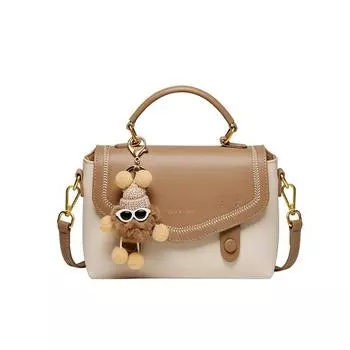 Женская сумка-мессенджер из натуральной кожи Летняя сумка-мессенджер (21*8,5*14,5 см) 612410068 белый