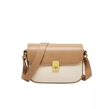 Женская сумка-мессенджер из натуральной кожи Женская сумка через плечо (21*8*15 СМ) 612341101 белый