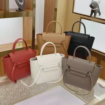 Женская сумка-мессенджер из натуральной кожи Catfish, весна/лето 2024 г.