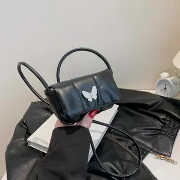 Женская сумка-мессенджер с текстурой бабочки для поездок на работу, нежная, высокая стоимость, темперамент, маленькая квадратная сумка для женщин розы красного