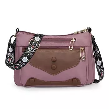 Женская сумка-мессенджер, сумка через плечо для женщин среднего возраста, многокарманная сумка для мам фиолетовый