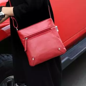 Женская сумка-мессенджер Женская кожаная сумка через плечо с ведром 23cm*2cm*25cm светло-коричневого