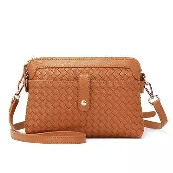 Женская сумка, многофункциональная сумка на одно плечо, плетеная сумка через плечо