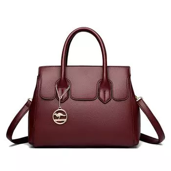 Женская сумка модная большая вместимость модная одно плечо косая сумка чёрный