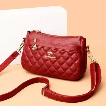 Женская сумка Модная городская простая сумка-мессенджер Женская сумка через плечо Женская маленькая квадратная сумка чёрный