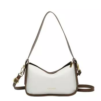 Женская сумка, модная, маленькая, квадратная, с текстурой, сумка через плечо из искусственной кожи, иностранный стиль, универсальная сумка-мессенджер коричневый