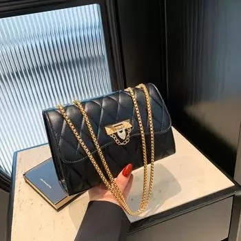 Женская сумка, модная маленькая квадратная сумка, текстурная вышитая нитью, сумка через плечо, универсальная сумка-мессенджер с цепочкой розовый