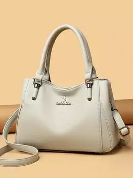 Женская сумка модная мягкая кожаная повседневная сумка через плечо модная большая вместимость женская сумка