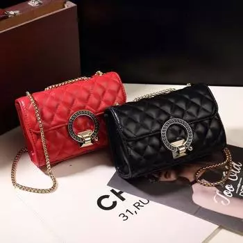 Женская сумка, модная универсальная сумка через плечо, сумка на одно плечо, маленькая квадратная сумка с цепочкой