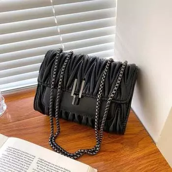 Женская сумка, модная, вышитая нитью, сумка на плечо, модная, маленькая, квадратная сумка-мессенджер белый