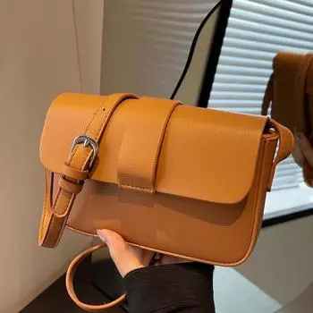 Женская сумка, модная, высокого класса, модная, подмышечная сумка, сумка через плечо, ретро, простая, маленькая, квадратная сумка хаки