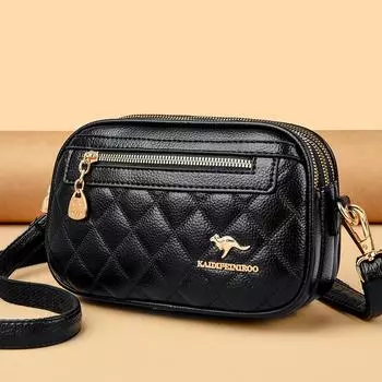 Женская сумка Модная женская сумка для мам среднего возраста Сумка через плечо Женская сумка через плечо чёрный