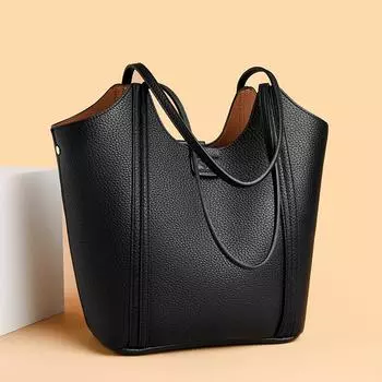 Женская сумка Модная женская сумка для покупок среднего возраста Сумка через плечо Женская сумка через плечо чёрный