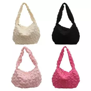 # Женская сумка-молния Cloud Casual с верхней ручкой, модная мягкая женская сумка для подмышек B розы красного