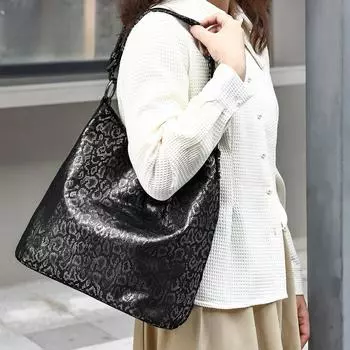 Женская сумка на одно плечо из натуральной кожи, вместительная сумка подмышкой, элегантная ручная сумка через плечо