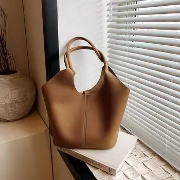 Женская сумка на одно плечо, ретро-сумка через подмышку, универсальная сумка для поездок на работу, большая вместимость, новинка осени