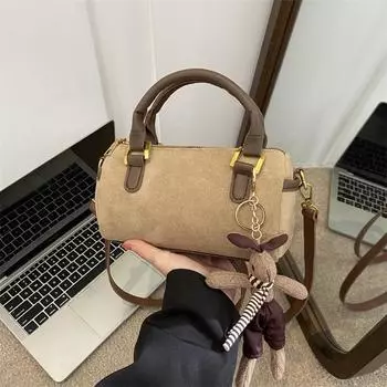 Женская сумка на одно плечо в стиле ретро и минимализма, простая и модная сумка через плечо, женская зимняя новая корейская модная сумка 2023 года