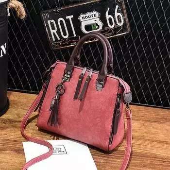 Женская сумка на одно плечо Женская сумка Модная женская сумка через плечо из мягкой кожи в форме бордовый