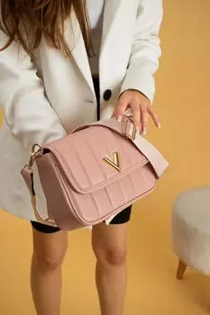 Женская сумка на плечо с регулируемым ремнем и магнитной застежкой с 2 отделениями BAG1448-23T