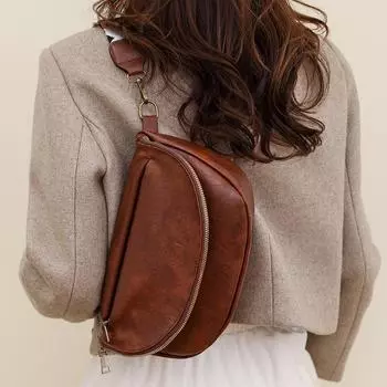 Женская сумка на плечо в стиле ретро, повседневная нагрудная сумка розовый